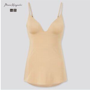UNIQLO Mame Kurogouchi AIRism Plunging Camisole Bra Top Natural Size M